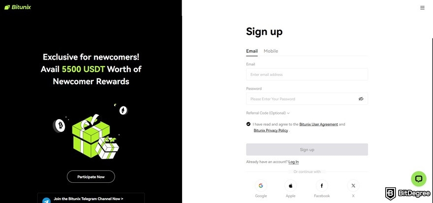 680cf9e8dfac05f7670938e2_bitunix-review-sign-up-options Bitunix review: sign-up options.